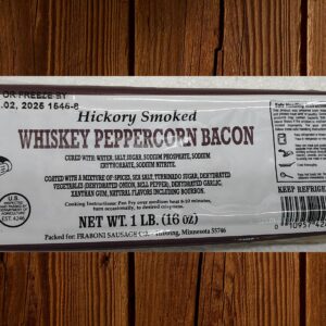 Whiskey Peppercorn Bacon